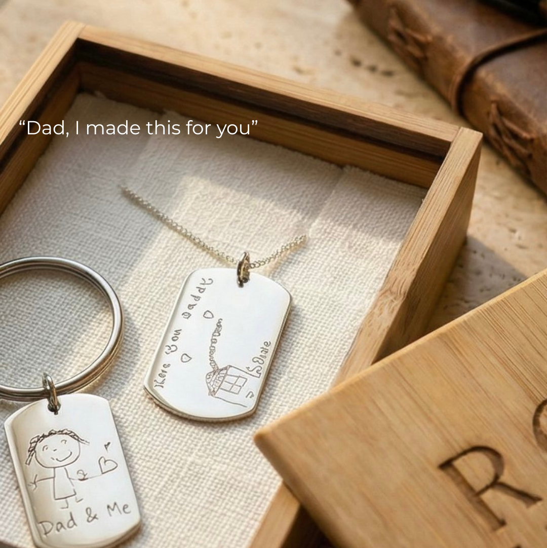 The Daddy Keepsake Keyring