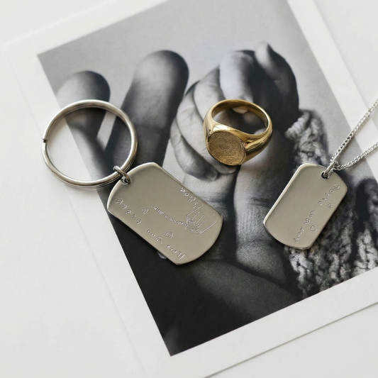 The Daddy Keepsake Keyring